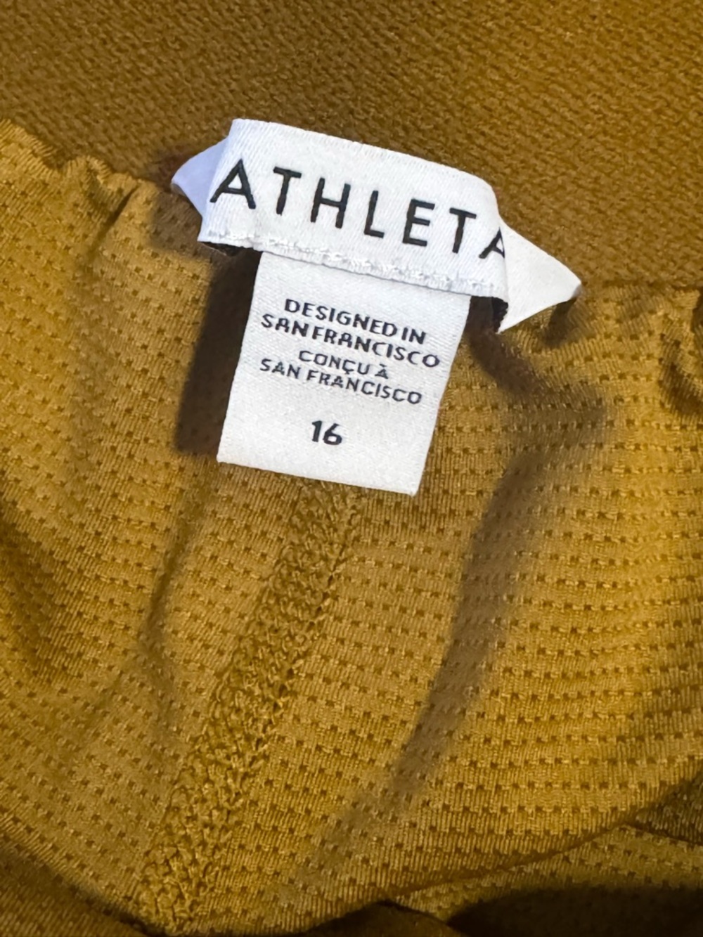 Athleta, Vienna Cargo Skort, Harvest Gold, Size 16 - Picture 5 of 12